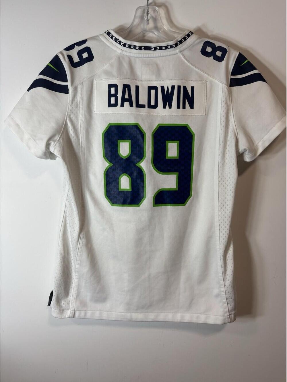 Nike Seattle Seahawks Doug Baldwin #89 Gray NFL On Field Jersey  Medium